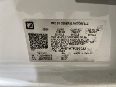 2026 GMC Sierra 2500 HD SLE