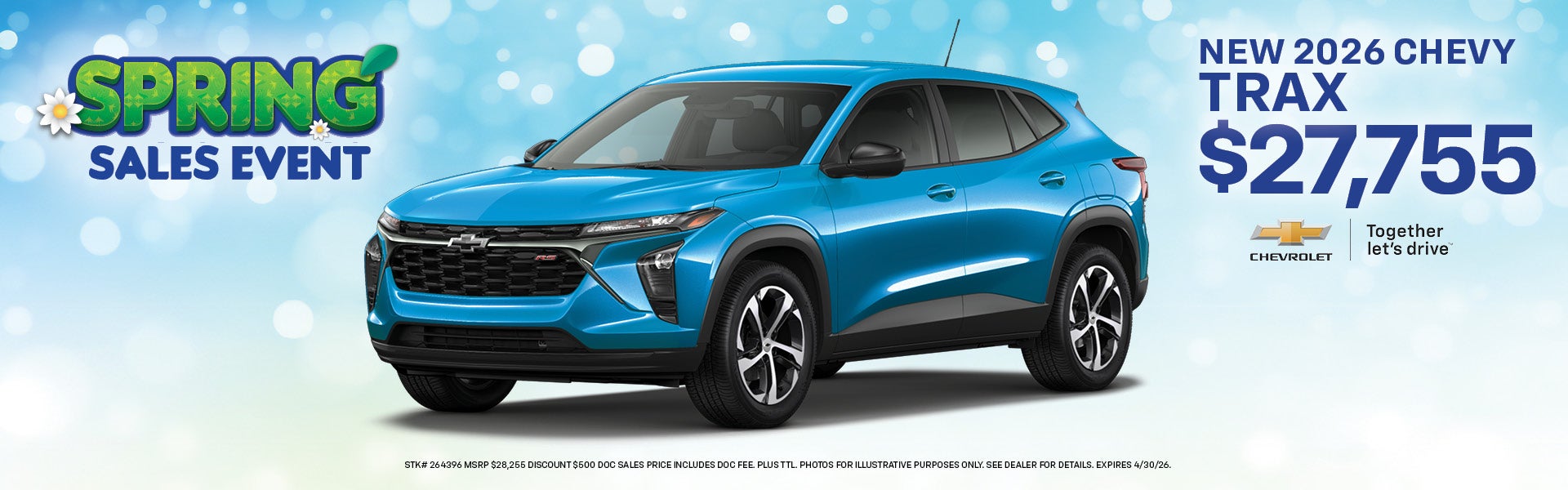 New 2026 Trax $27,755