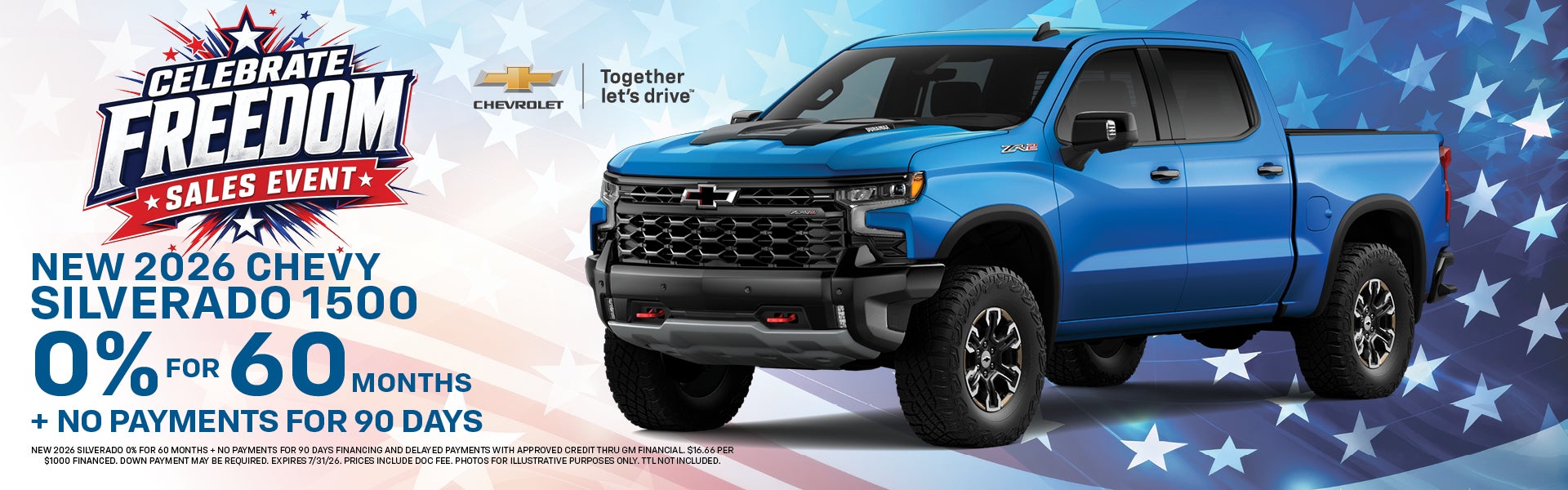  New 2026 Silverado 0% for 60 months