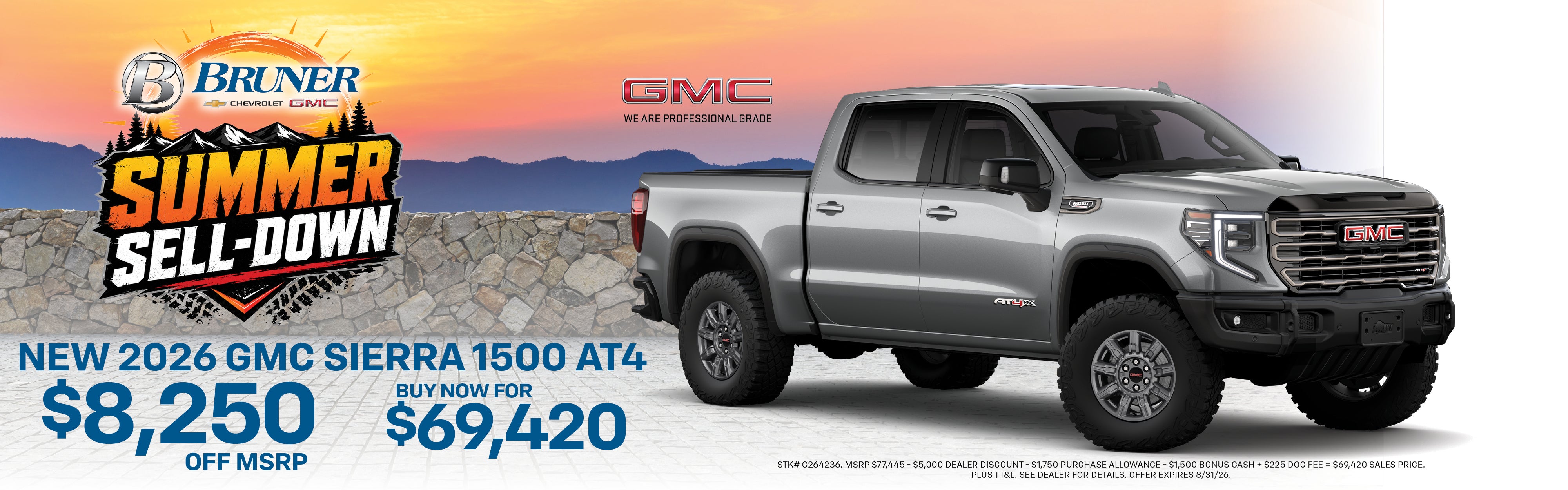 2026 GMC Sierra 1500 AT4