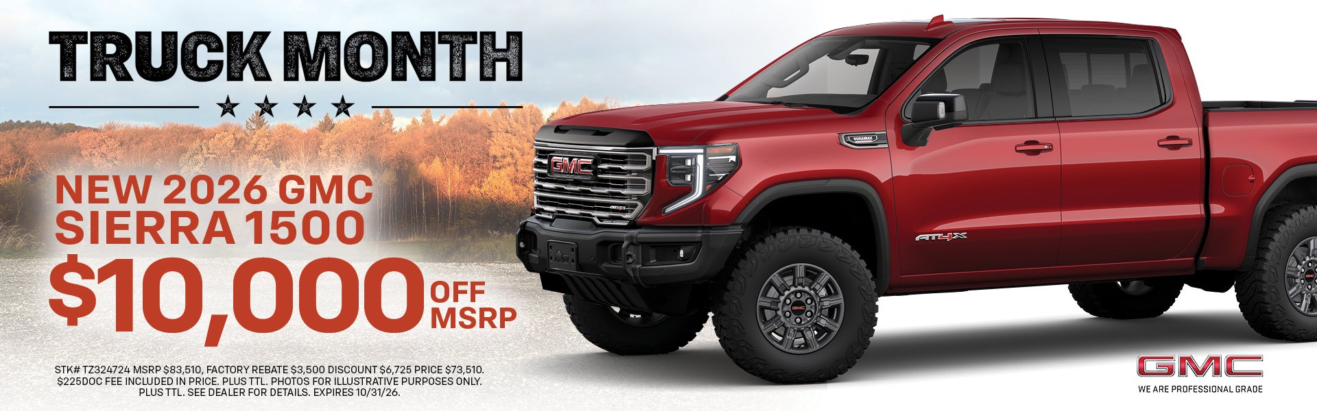 New 2026 GMC Sierra 1500