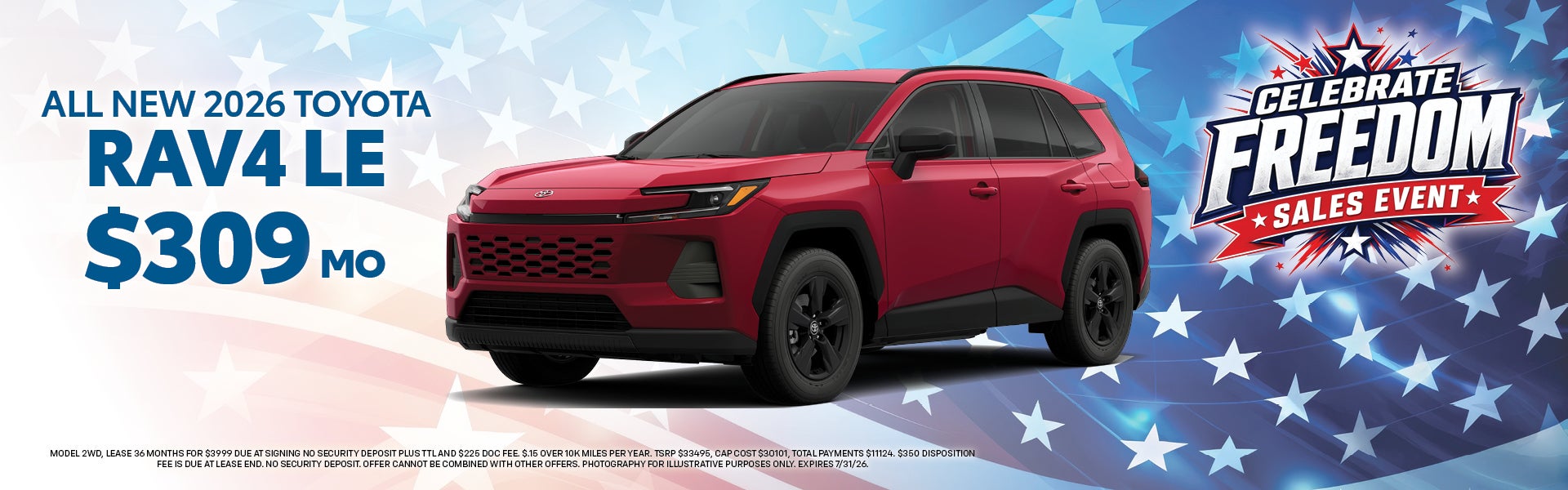 All-New 2026 Rav4 LE